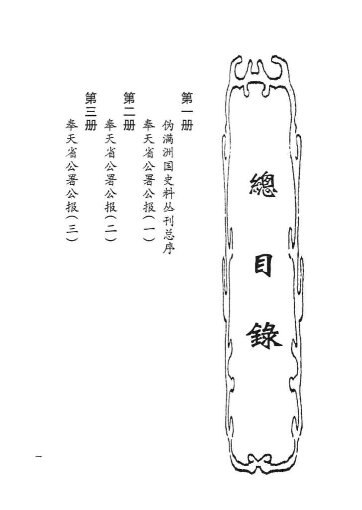 伪满洲国地方政府公报汇编